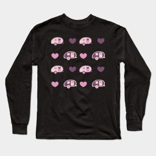 Teardrop Trailer Pink Long Sleeve T-Shirt